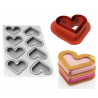 Silikomart - Petit coeur Love Story kit, 80 mm