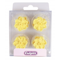 Culpitt Icing Decorations yellow daffodils, 12 pieces