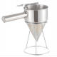 Patisdécor - Professional piston funnel, stainless steel