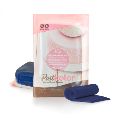 Pastkolor - pâte à sucre bleu foncé/marine, 1 kg