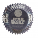 Cupcake Backförmchen Star Wars shcwarz/blau, 25 Stück