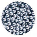 Decora Essbare Perlen silber, 4 mm, 100 g