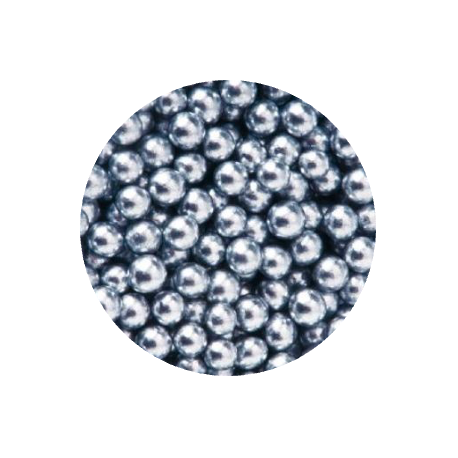 Decora Edible Pearls Silver 4 mm, 100 g