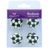 Culpitt Football/Soccer ball Sugar Pipings, 12 pieces