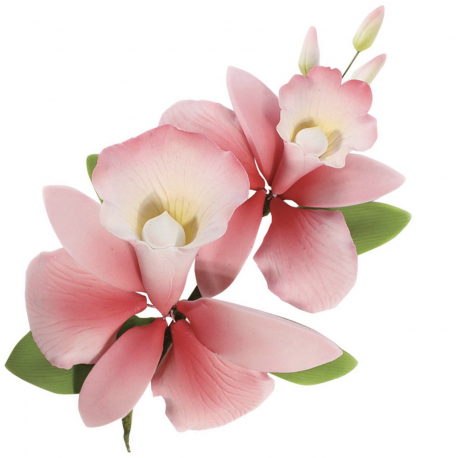 Culpitt - Bouquet orchidée rose, env. 15cm