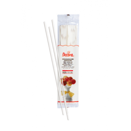 Decora - Lollipop sticks 15.2 cm Ø 4 mm , 25 pieces