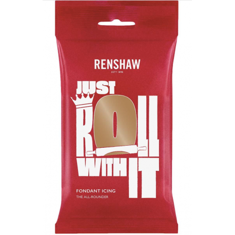 Renshaw - pâte à sucre brun ourson, 250 g