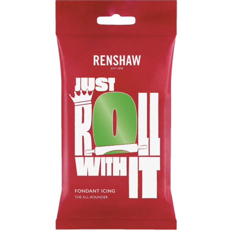 Renshaw -  Fondant in Grassgrün ("Lincoln Green"), 250 g