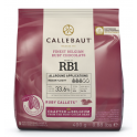Callebaut - Schokoladen Drops, Ruby, 400 g
