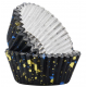 Cupcake Cups black & gold flecks, 30 pieces