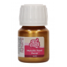 Funcakes - Lebensmittelfarbe metallisch gold (ohne E171), 30 ml