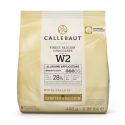 Callebaut - Chocolat blanc, en pistoles, 400 g