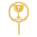 Dekora - Topper Calice communion, 15,5 x 9,9 cm
