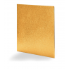 Planche dorée carré, 25 cm, épaisseur 3 mm (CrePa)