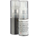 Sugarflair - Lebensmittel Spray Glitter dunkel silber "Dark Graphite", 10 g