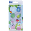 PME - Icing Decorations tropical, 6 pieces