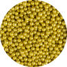 Decora perles en sucre dorées, 5 mm, 100 g