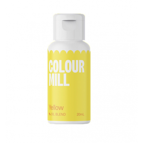 Colour mill - colorant alimentaire liposoluble jaune, 20 ml