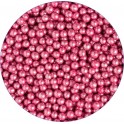 Decora perles en sucre rose métallisé, 5 mm, 100 g