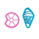 Decora - Cookie Cutter donut & ice cream 2 pieces