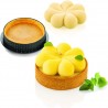 Silikomart - Kit Tarte Ring Blossom, Ø 70 mm