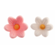 Dekora - Décorations en sucre, fleurs roses et blanches