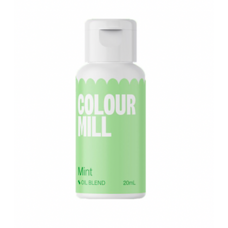 Colour mill - Oil based food colouring mint green, 20 ml