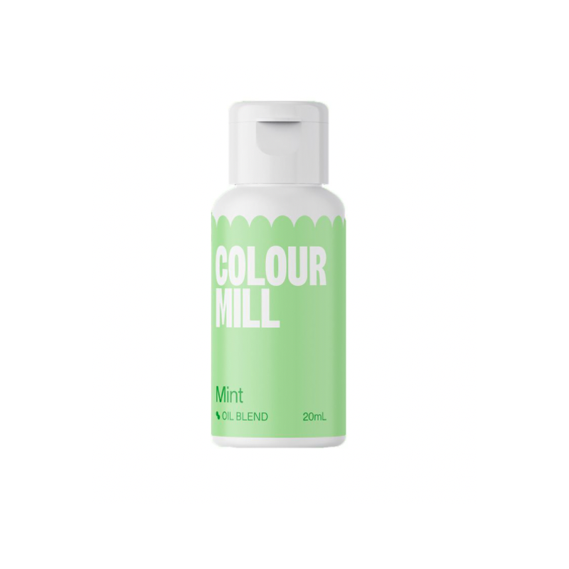 Colour mill - colorant alimentaire liposoluble vert menthe, 20 ml