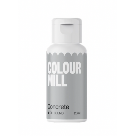Colour mill - fettlösliche Lebensmittelfarbe grau, 20 ml