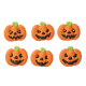Decora Sugar decoration Pumpkin, 6 pieces