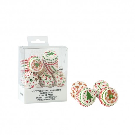 Caissettes à cupcakes micro Noël, 200 pièces