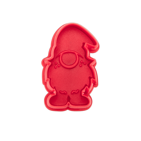 Emporte-pièce avec piston elf/lutin/gnome, 6 cm