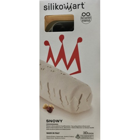 Silikomart - Moule en silicone bûche Snowy