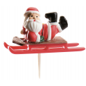 Dekora - Santa Claus sled decorations, 1 piece