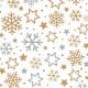 Decora - snowflakes and stars bag, 20 pieces