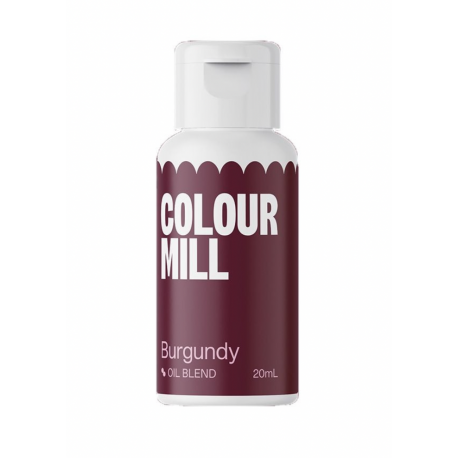 Colour mill - Oil based food colouring burgundy red, 20 ml