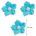 Aneta Dolce - Sugar flower Clematis light blue, 4.5 cm, 3 pieces