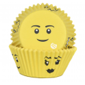 Baking Cups Yellow Smile, 50 pieces