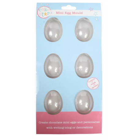 Cake Star - Schokoladenform 6 Mini-Eier Set/2