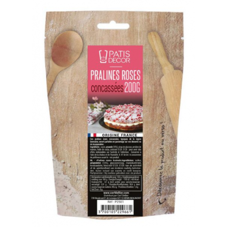 Patissdécor - Crushed pink pralines 200 g