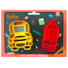 Decora - Ausstecher Bus und Bleistift, 2er Set