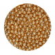 FunCakes - Perles de Chocolat Croquant, Doré métallique, 6mm, 60g