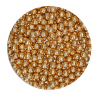FunCakes - Perles de Chocolat Croquant, Doré métallique, 6mm, 60g