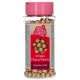 FunCakes - Crunchy Chocolate Pearls, Metallic Gold, 6mm, 60g