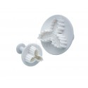 KitchenCraft - Holly fondant plunger cutters, set of 2