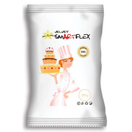 Smartflex - pâte à sucre blanche, 250 gr