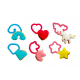 Decora - Unicorn cookie cutter mini, set of 6