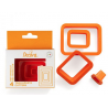 Decora - Rectangle cookie cutter, 4 pieces