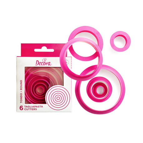Decora - Ausstechform Rund, 6 Stück