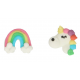 Funcakes - Icing Decorations unicorn & rainbow, 12 pieces